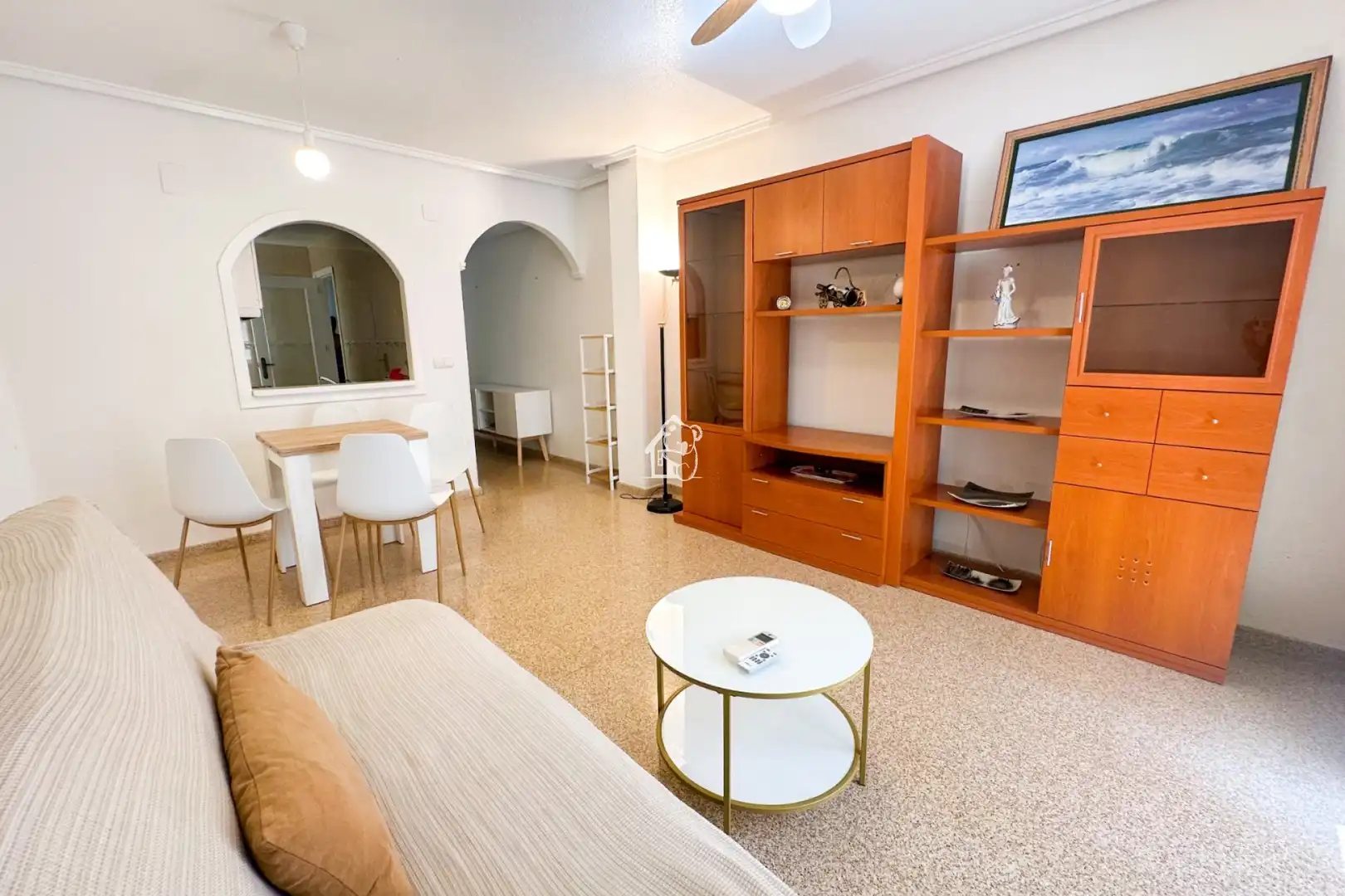 Sala de estar de Apartamento de alquiler en Guardamar del Segura con Aire acondicionado, Terraza y Amueblado