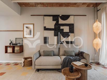 Sala d'estar de Apartament de lloguer en  Barcelona Capital amb Aire condicionat