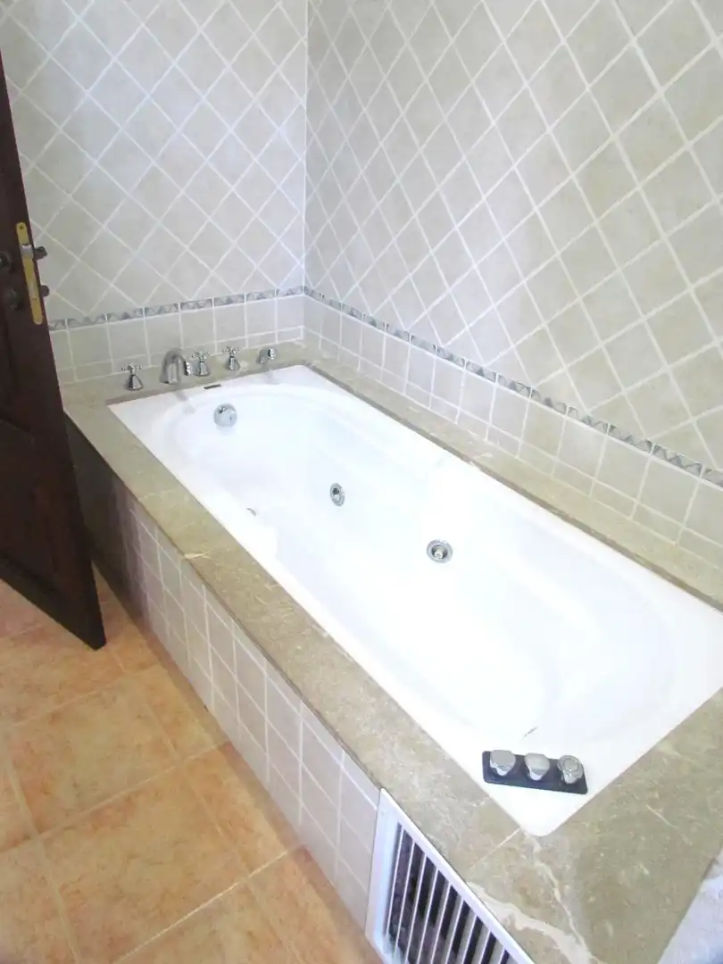 Baño de Finca rústica de alquiler en Santa Eugènia con Aire acondicionado, Jardín privado y Terraza