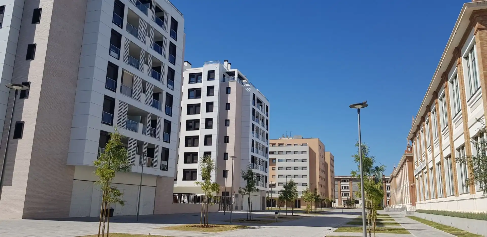 Vista exterior de Piso de alquiler en Málaga con Aire acondicionado, Parquet y Terraza