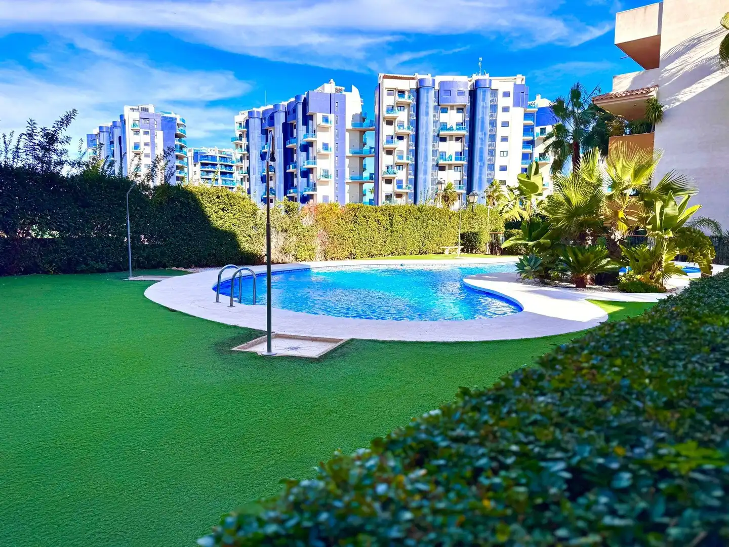 Piscina de Apartament en venda en Torrevieja amb Aire condicionat, Calefacció i Jardí privat