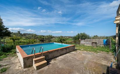 Piscina de Finca rústica en venda en Montuïri amb Aire condicionat, Jardí privat i Terrassa