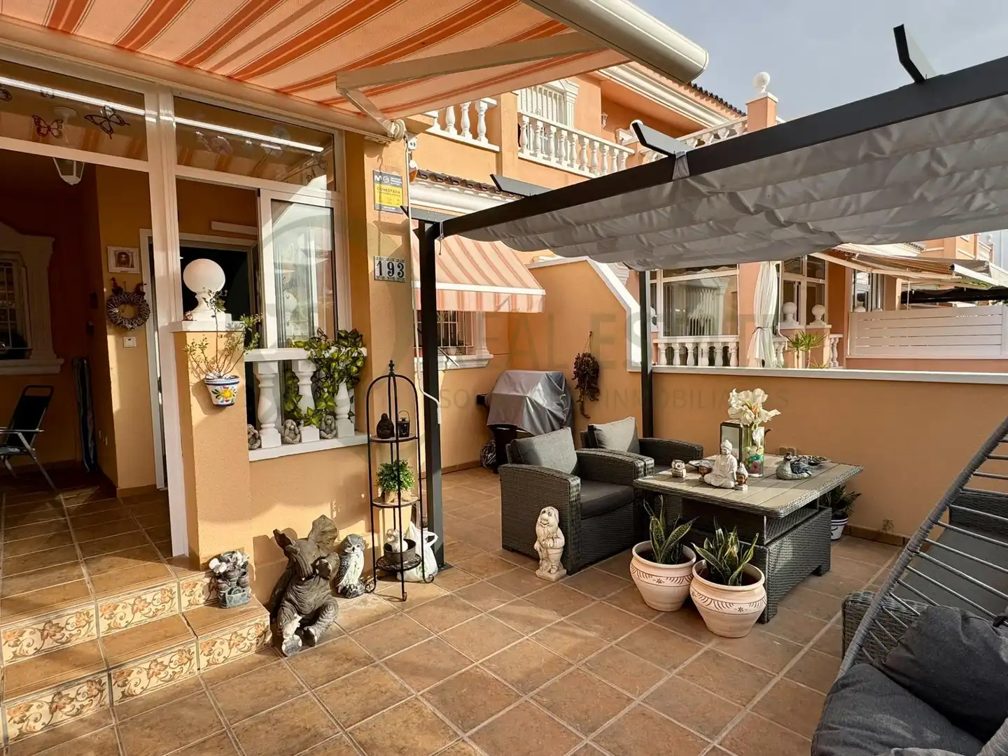 Terraza de Casa o chalet en venta en Santa Pola con Aire acondicionado, Calefacción y Jardín privado
