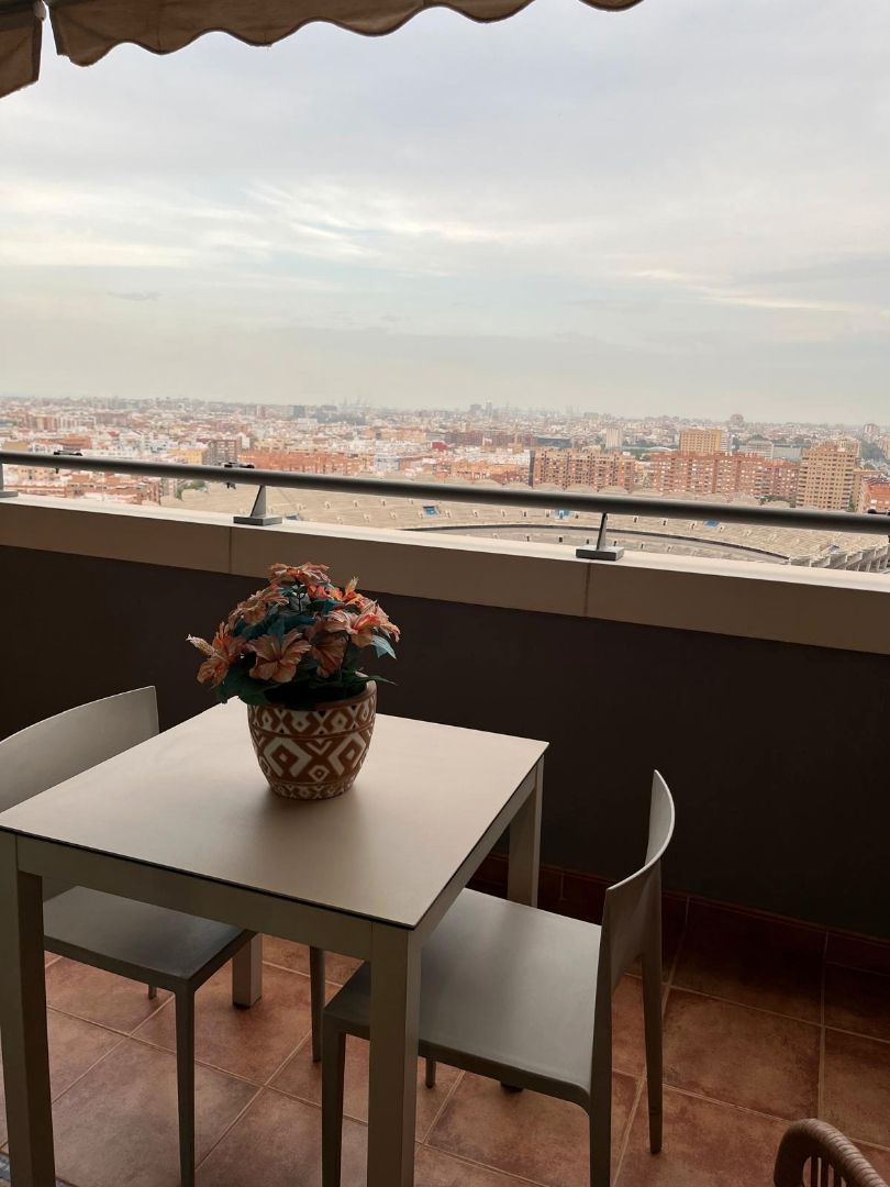 Terrassa de Pis de lloguer en  Valencia Capital amb Aire condicionat, Calefacció i Terrassa