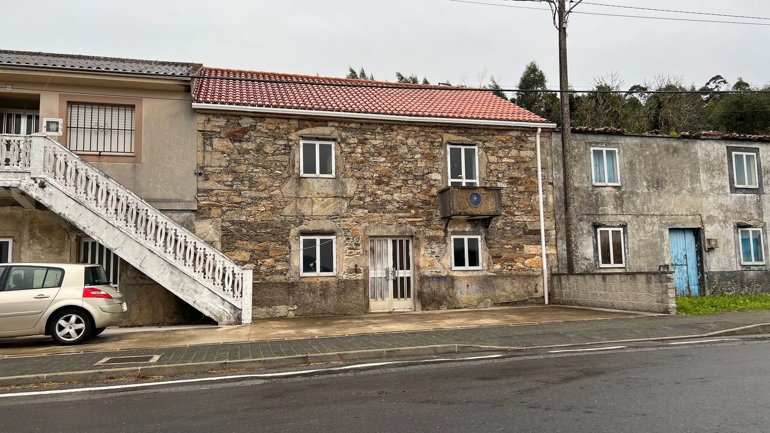 Vista exterior de Finca rústica en venda en Arteixo amb Jardí privat i Traster