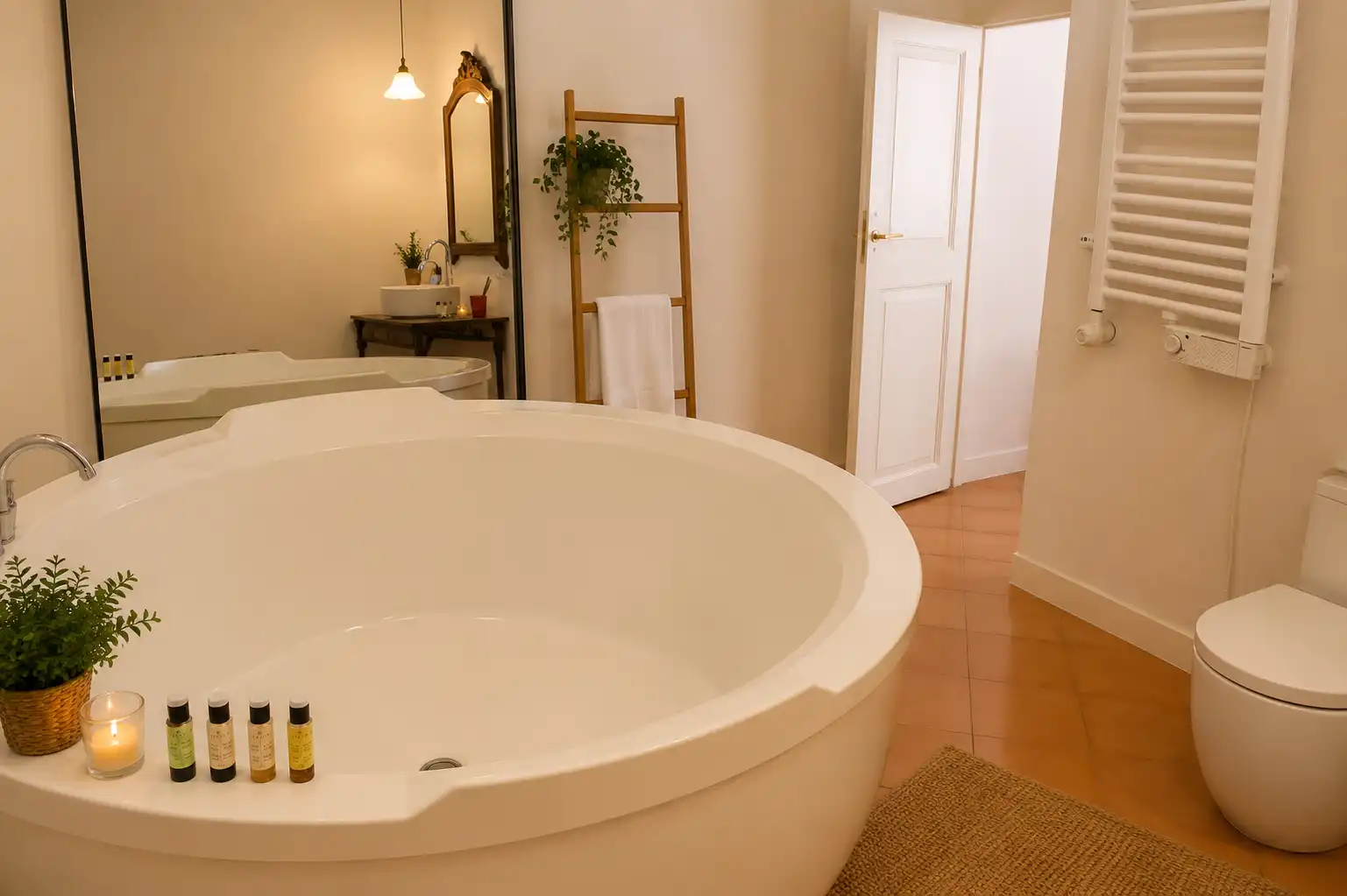 Baño de Loft de alquiler en Palamós con Calefacción, Amueblado y Lavadora