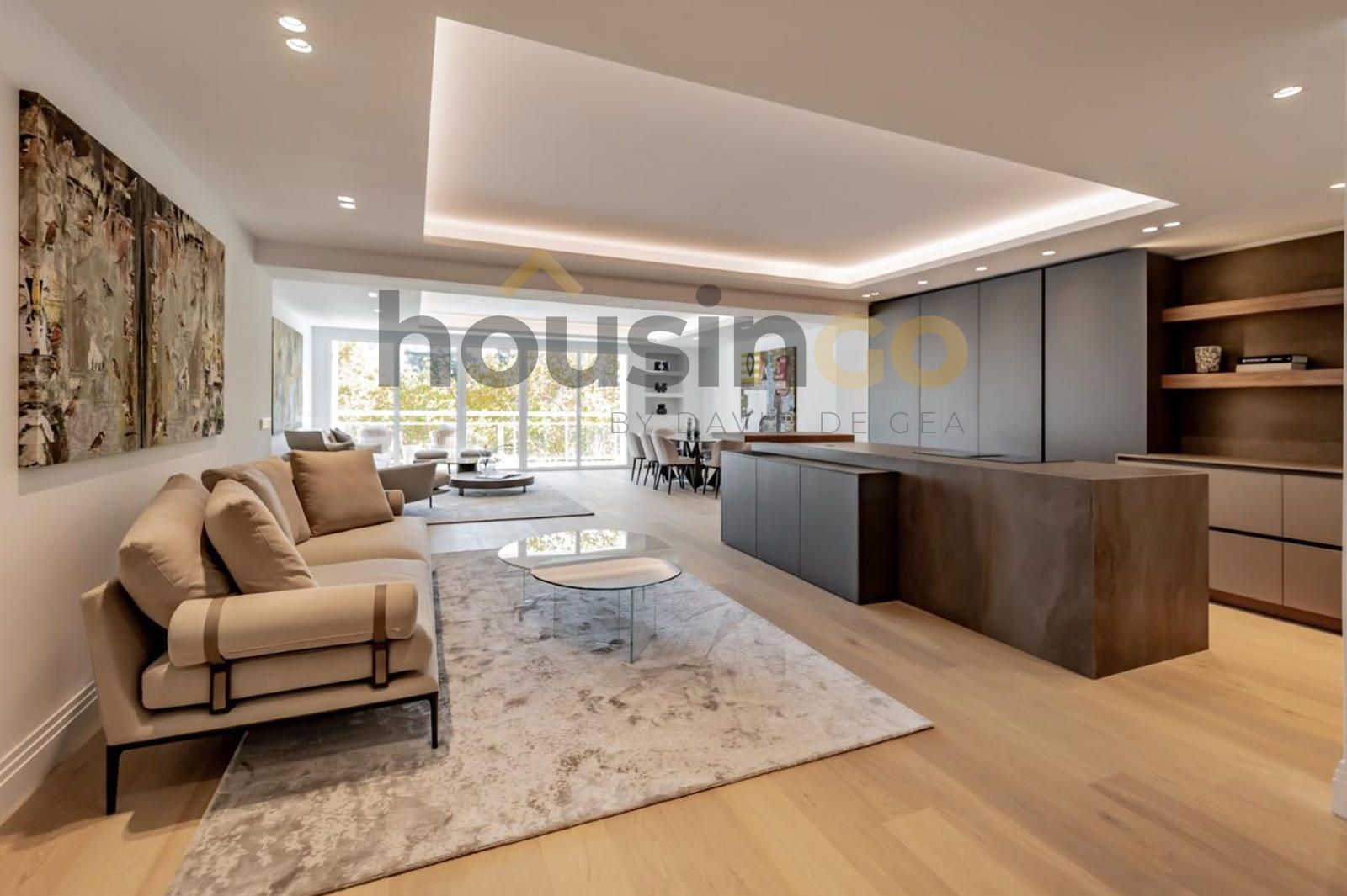 Living room of Flat for sale in  Madrid Capital  with Air Conditioner, Heating and Terrace