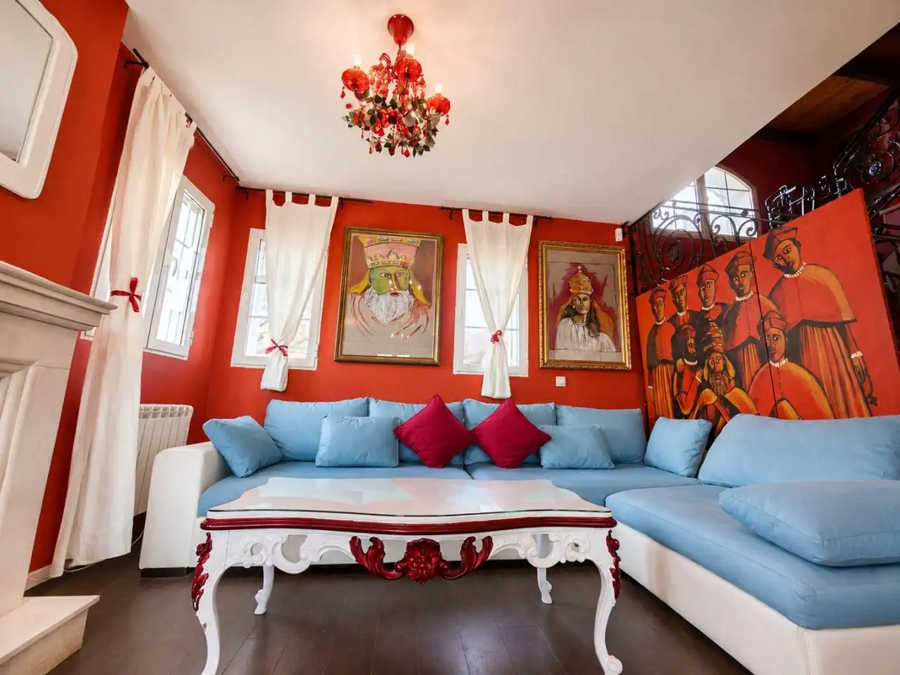 Living room of Houses for sale in Torremocha de Jarama  with Heating, Private garden and Terrace