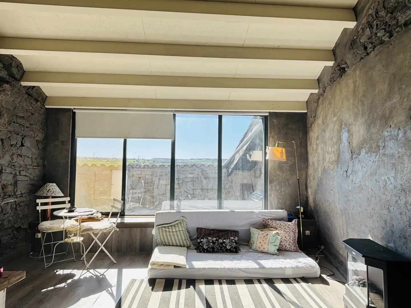Sala d'estar de Casa adosada en venda en Torrefeta i Florejacs amb Calefacció i Terrassa