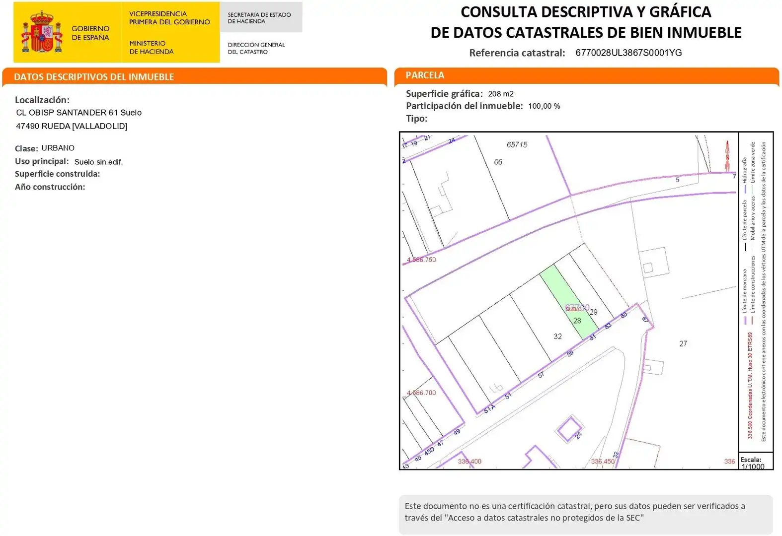 Terrain résidentiel à vendre à Calle del Obispo Santander, imagen 8
