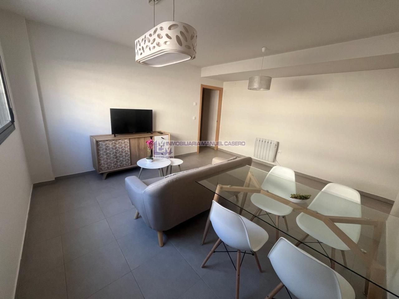 Sala de estar de Piso en venta en Cáceres Capital con Calefacción, Terraza y Amueblado