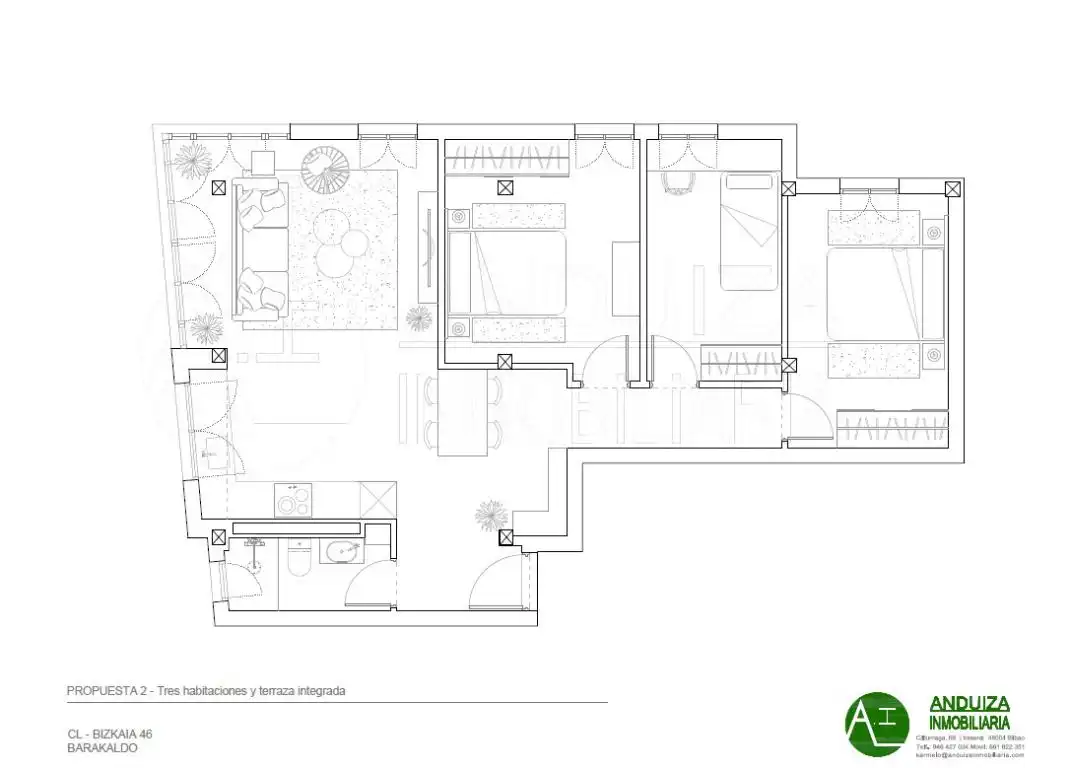Appartement avec ascenseur à vendre à Bizkaia Kalea 46, imagen 20