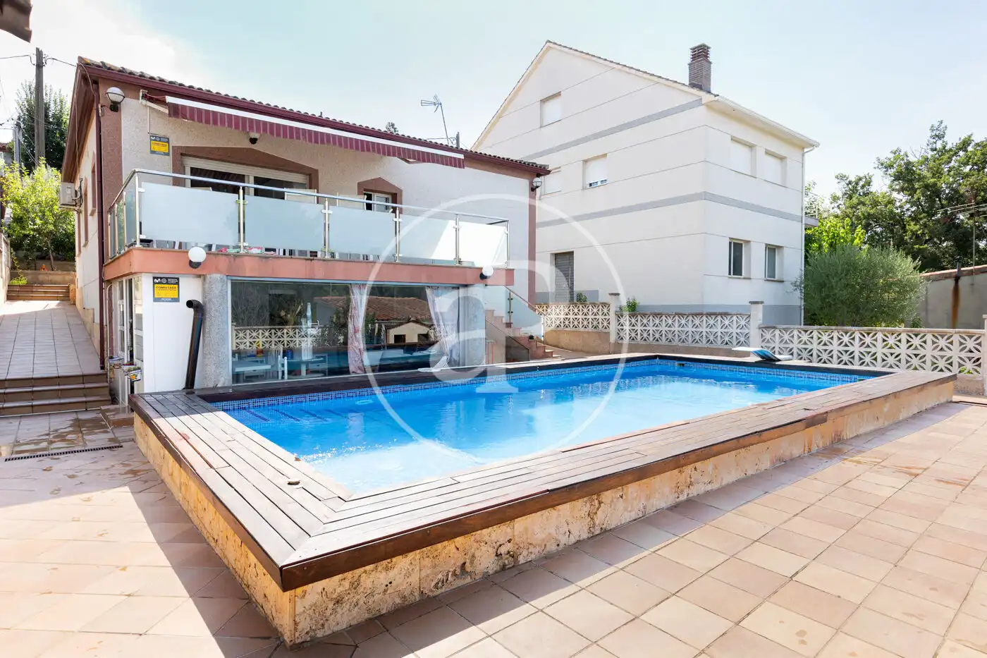 Swimming pool of Flat for sale in Rubí  with Air Conditioner, Heating and Private garden