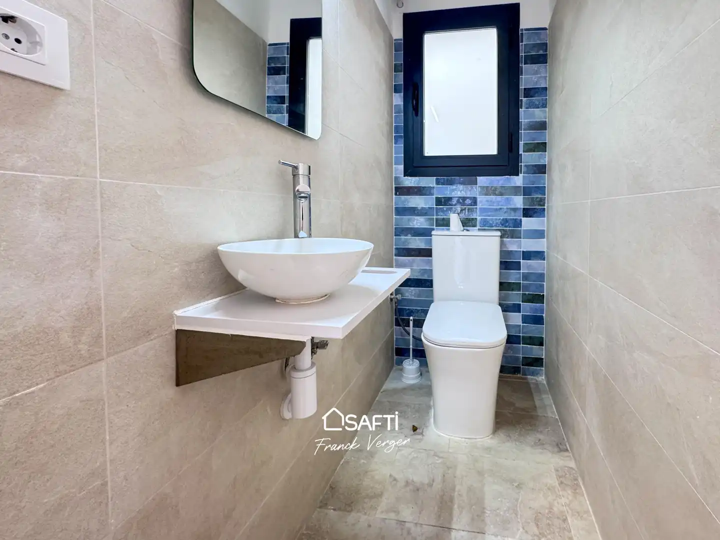 Badezimmer von Wohnung zum Verkauf in Jávea / Xàbia mit Klimaanlage, Heizung und Terrasse
