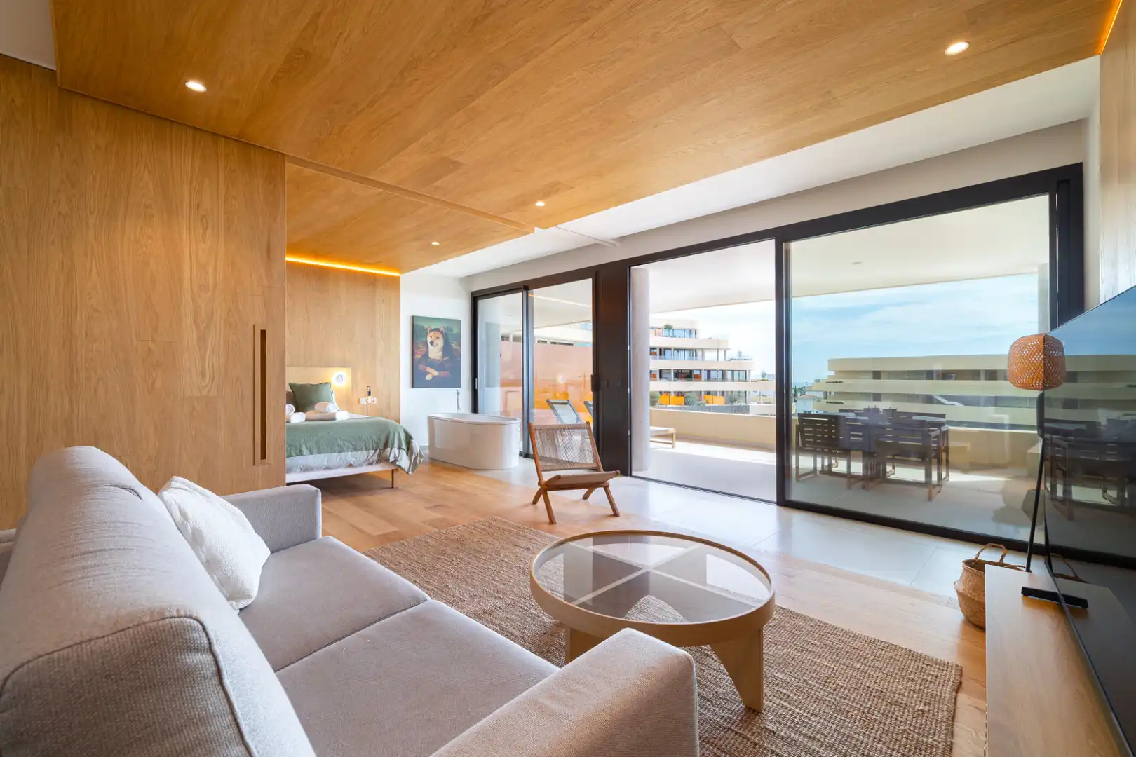 Living room of Apartments for rent in Fuengirola  with Air Conditioner, Heating and Terrace