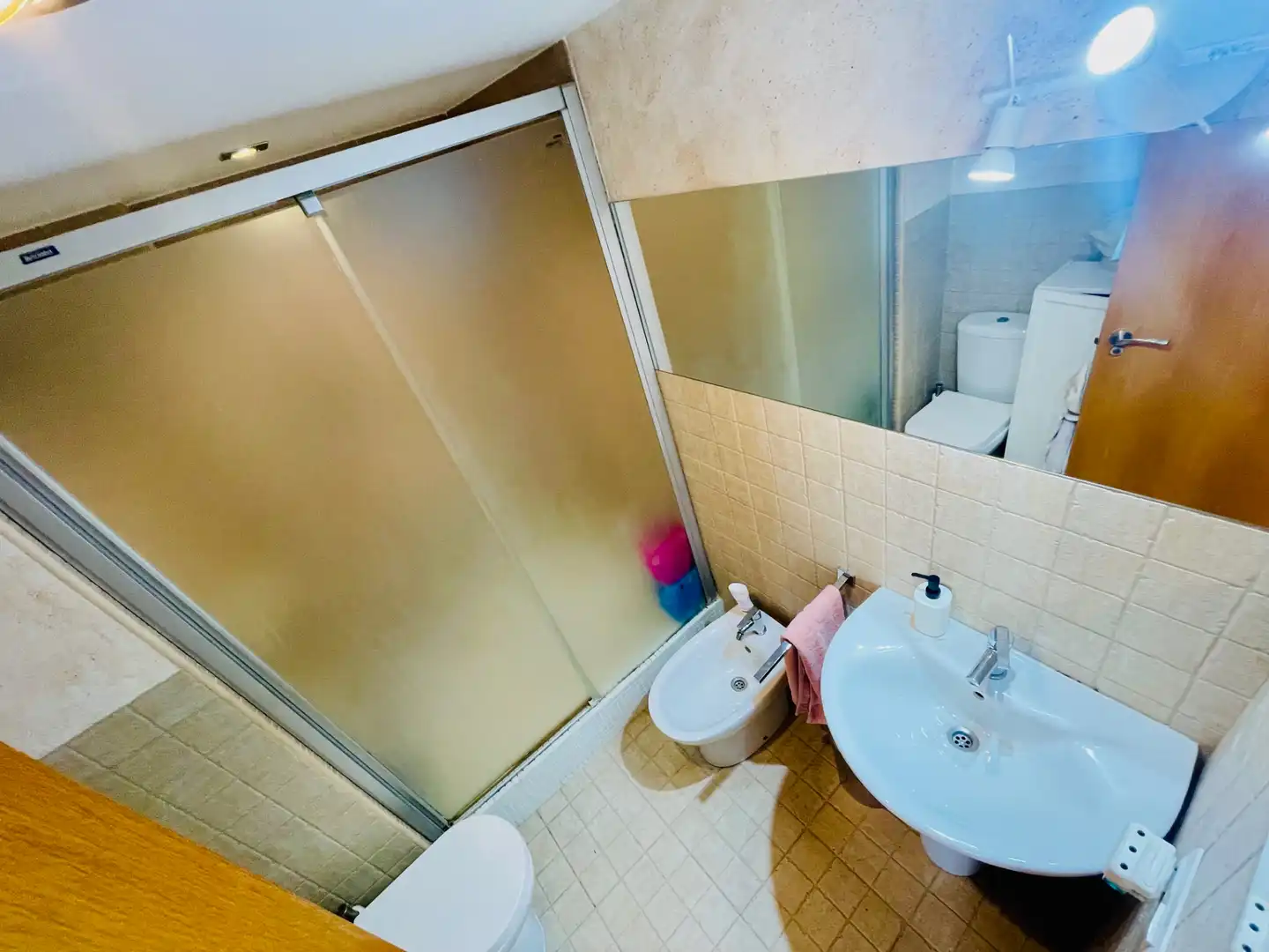 Bathroom of Flat for sale in  Palma de Mallorca  with Air Conditioner, Heating and Parquet flooring