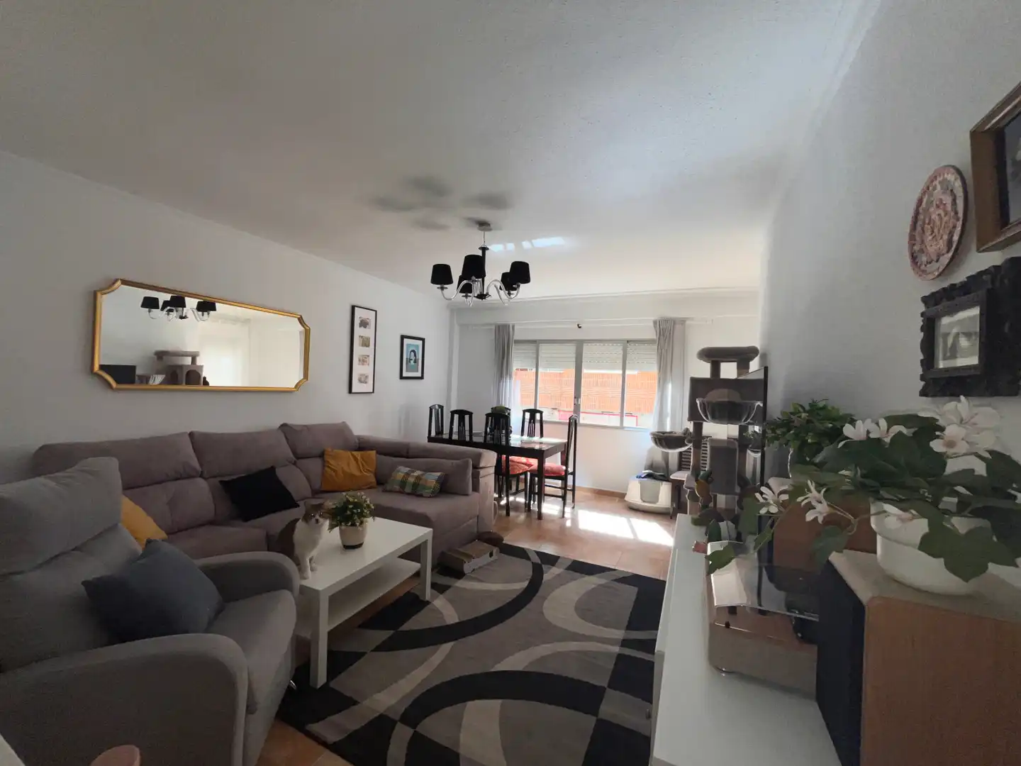Sala de estar de Piso en venta en Cartagena con Aire acondicionado, Calefacción y Amueblado