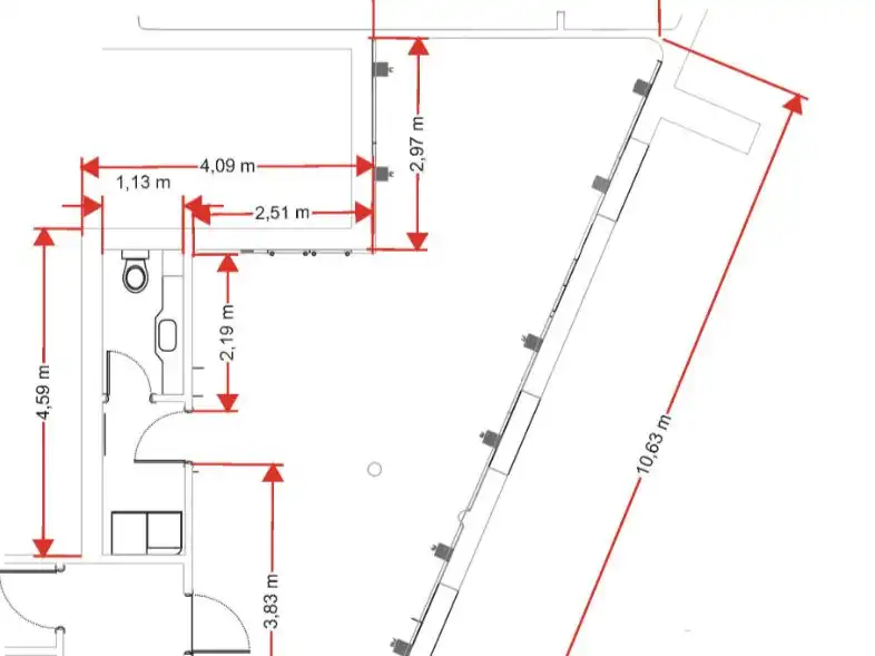 Büro zur Miete in Madrid mit Klimaanlage, Heizung und Terrasse