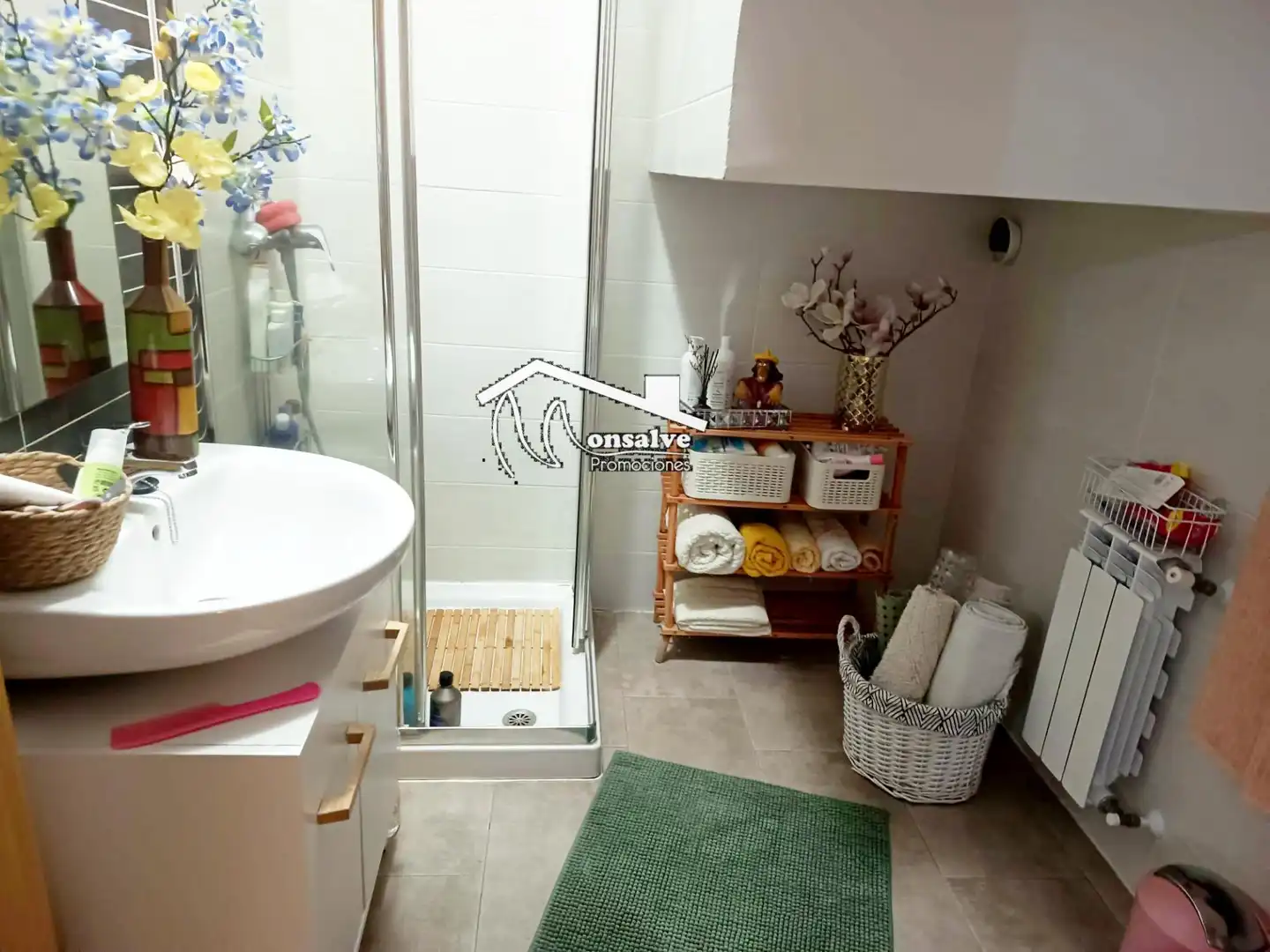 Baño de Casa adosada en venta en Yeles con Aire acondicionado, Calefacción y Jardín privado