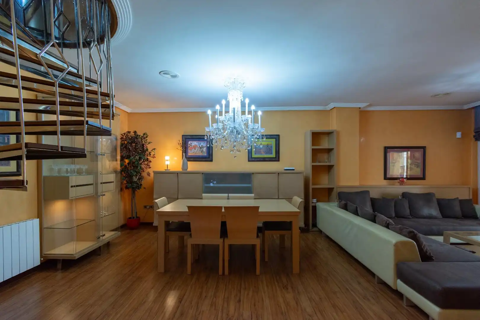 Comedor de Casa o chalet en venta en Fuente Álamo de Murcia con Aire acondicionado, Calefacción y Parquet