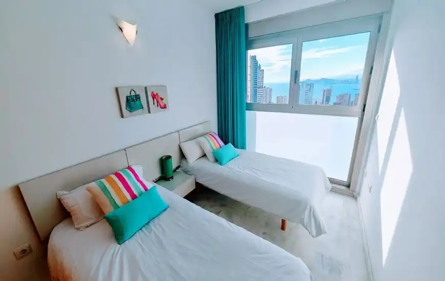 Bedroom of Apartments for sale in Benidorm  with Air Conditioner, Heating and Terrace