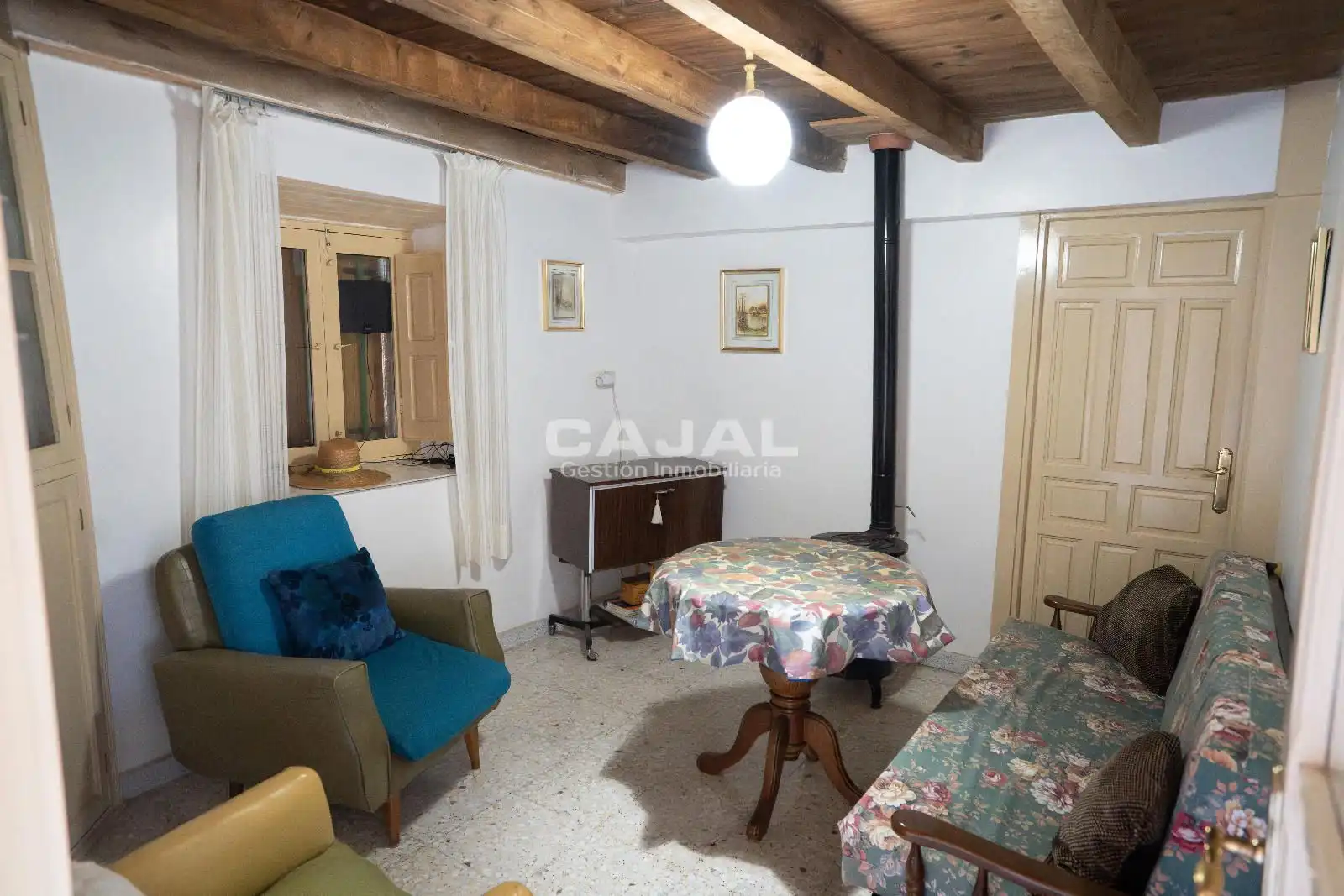 Sala de estar de Casa o chalet en venta en Riaza con Jardín privado