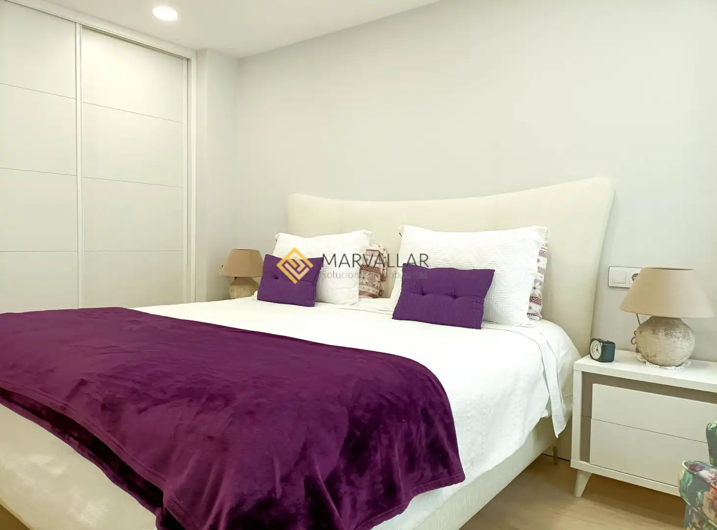 Bedroom of Flat for sale in Santander  with Heating