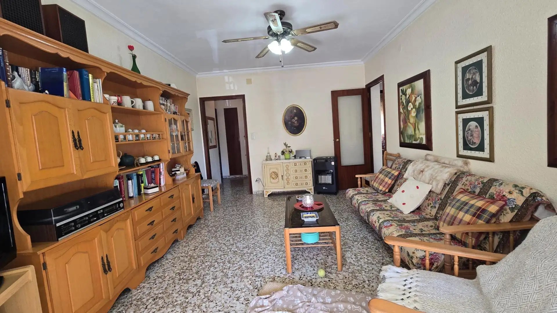 Sala d'estar de Apartament de lloguer en Santa Pola amb Terrassa i Moblat