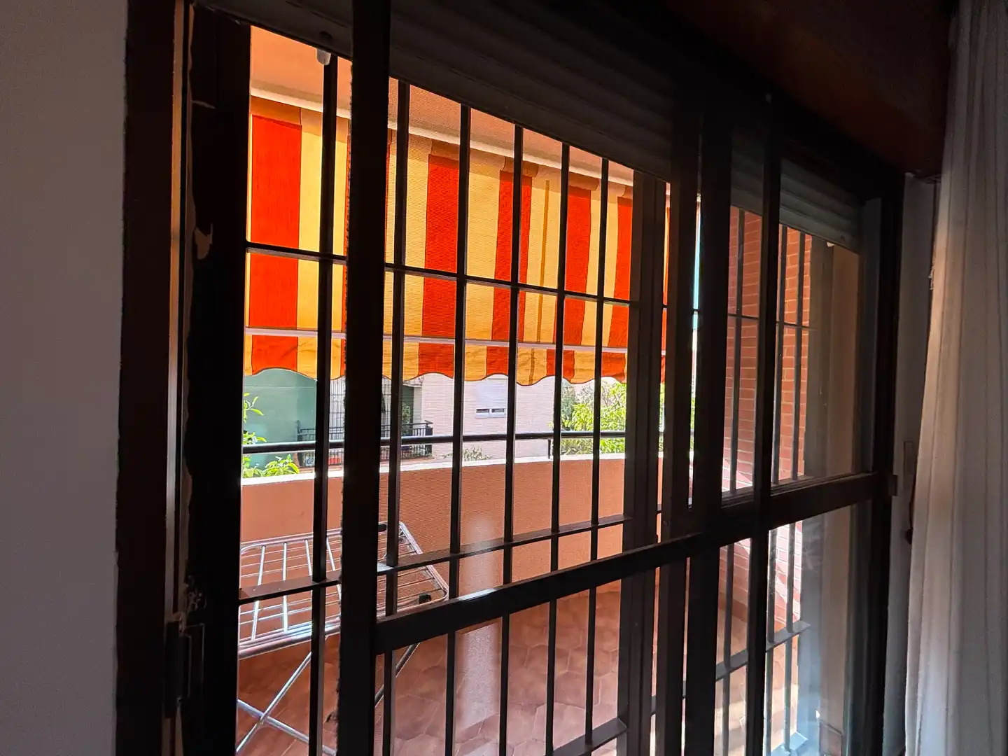 Balcony of Flat for rent in Granada  with Air Conditioner, Heating and Washing machine