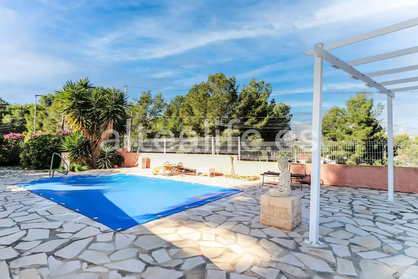 Exterior view of Houses for sale in L'Alfàs del Pi  with Air Conditioner, Heating and Private garden