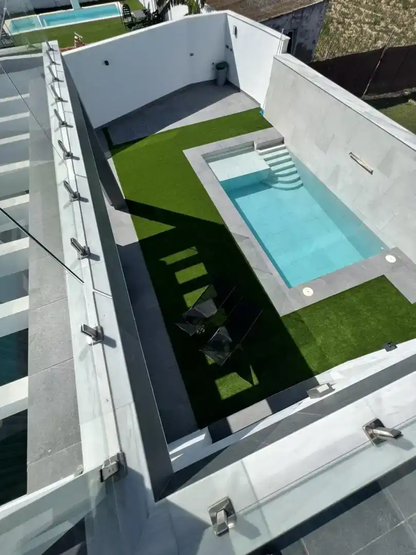 Piscina de Casa o chalet de alquiler en Sanlúcar de Barrameda con Aire acondicionado, Jardín privado y Trastero