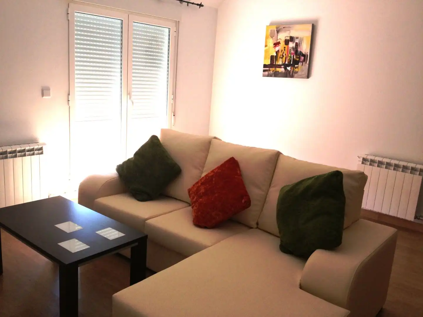 Sala d'estar de Pis de lloguer en Benavente amb Moblat i Microones