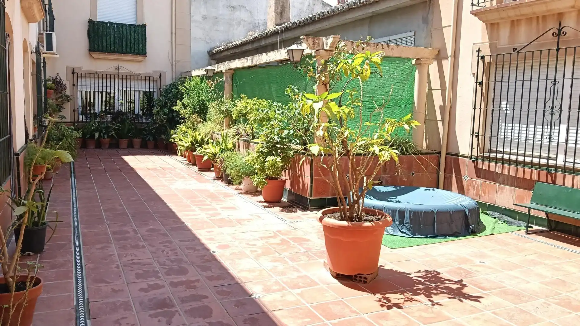 Terraza de Casa adosada de alquiler en Huétor Vega con Aire acondicionado, Calefacción y Terraza