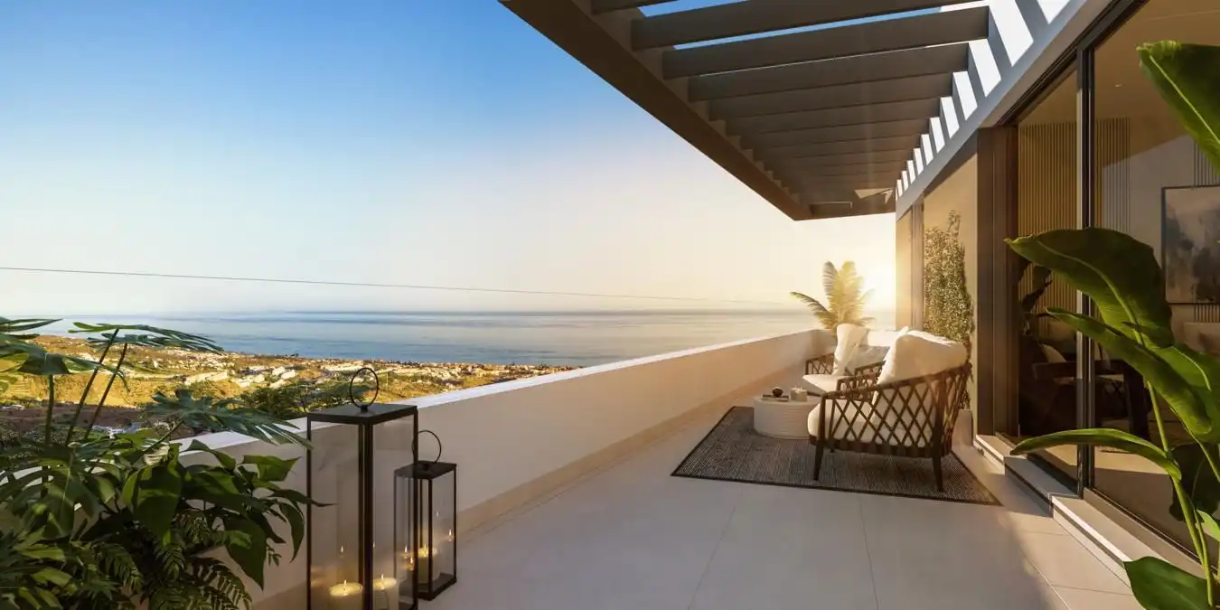 Terraza de Apartamento en venta en Rincón de la Victoria con Aire acondicionado, Calefacción y Jardín privado