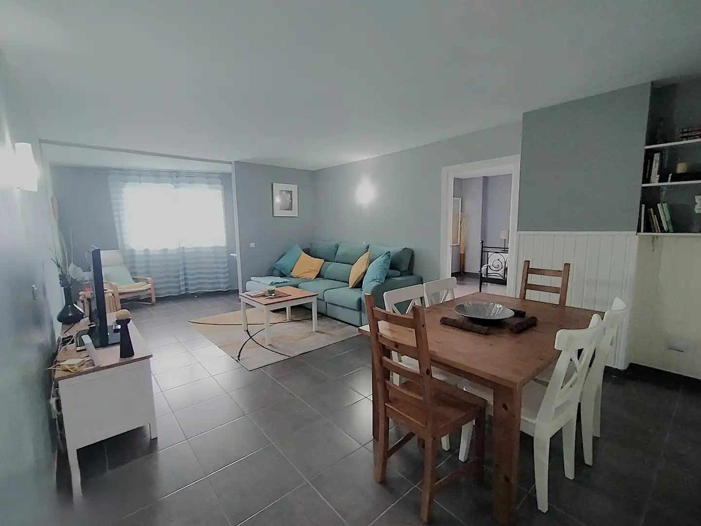 Sala d'estar de Pis en venda en Tacoronte amb Moblat, Rentadora i Microones