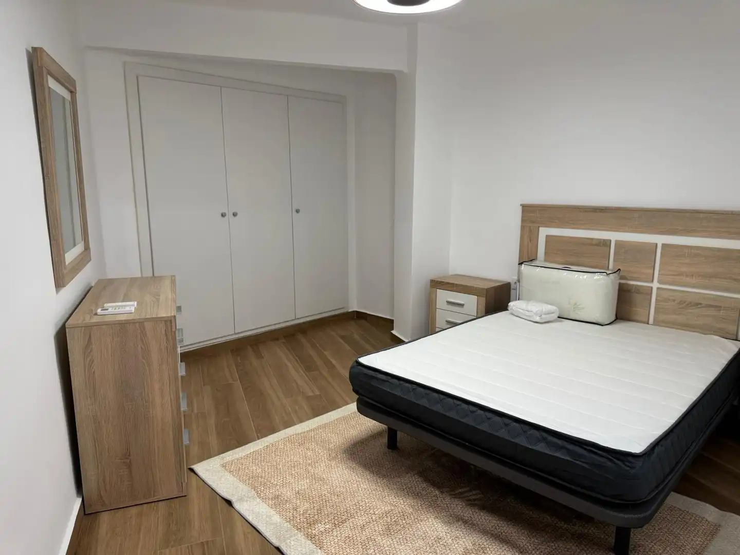 Schlafzimmer von Wohnung zur Miete in Alcázar de San Juan mit Klimaanlage, Heizung und Möbliert