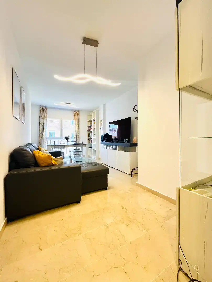 Sala de estar de Piso en venta en Málaga con Aire acondicionado, Calefacción y Amueblado