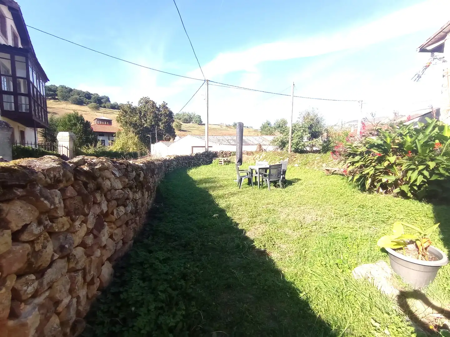 Jardí de Casa adosada de lloguer en Anievas amb Calefacció, Jardí privat i Parquet