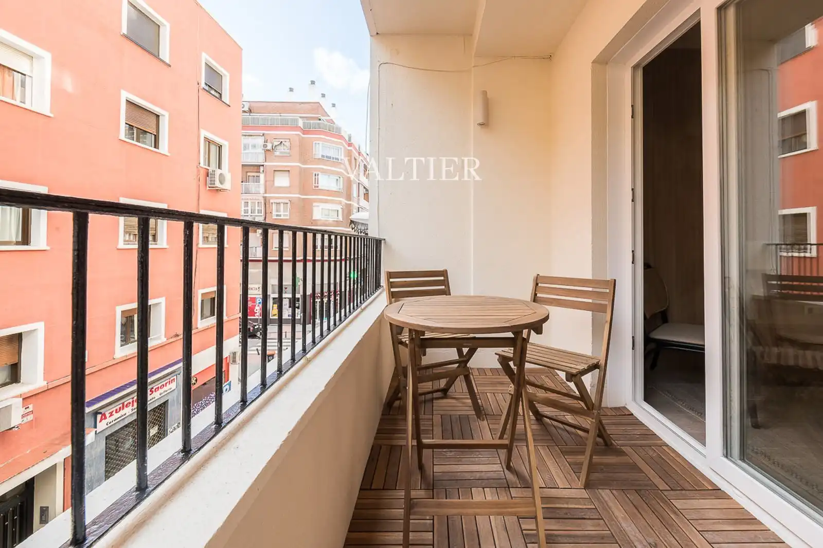 Terrasse von Wohnung zur Miete in Madrid mit Klimaanlage, Terrasse und Möbliert