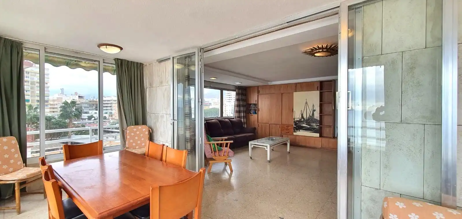 Sala de estar de Apartamento en venta en Benidorm con Jardín privado, Terraza y Balcón
