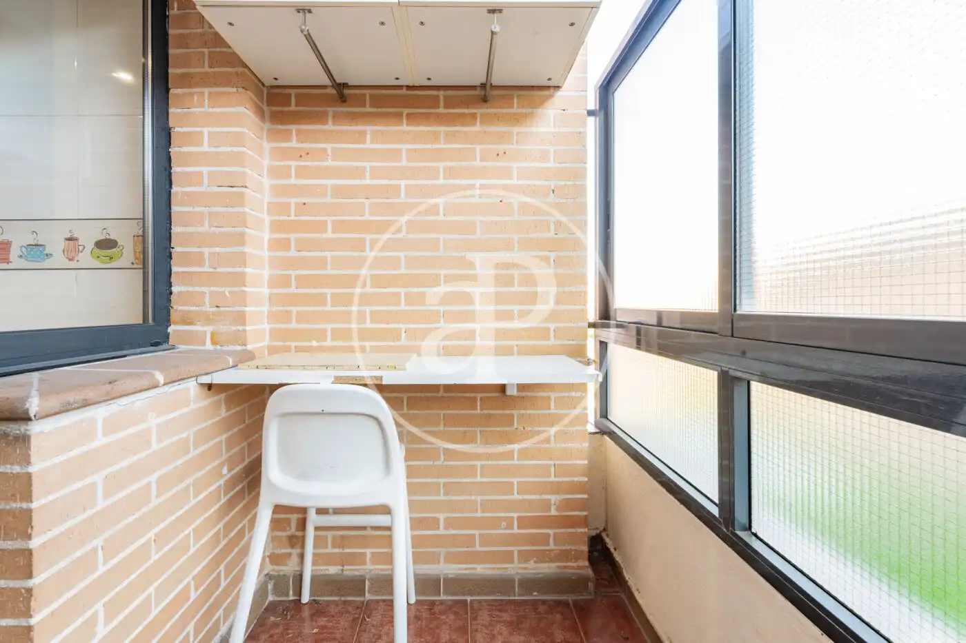 Terrasse von Wohnung zum Verkauf in La Moraleja mit Klimaanlage, Heizung und Privatgarten
