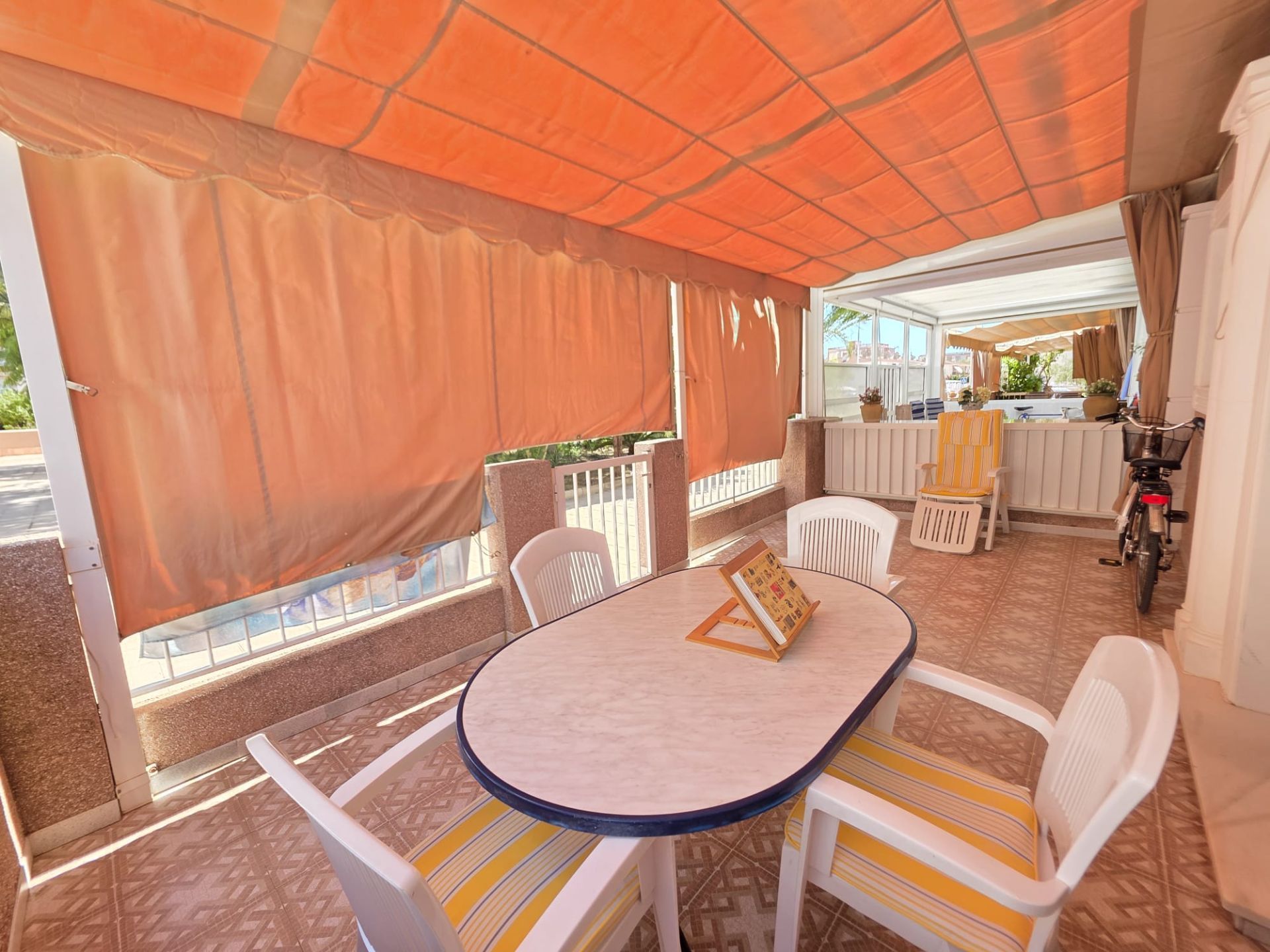 Terrace of Duplex for sale in Santa Pola  with Air Conditioner, Private garden and Furnished