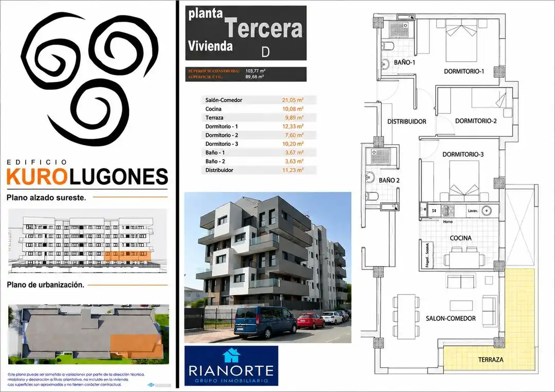 Wohnung zur Miete in Siero mit Klimaanlage, Heizung und Terrasse