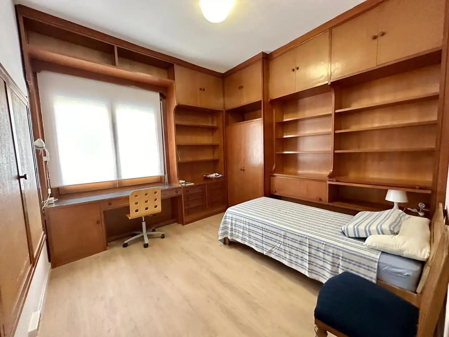Schlafzimmer von Wohnung zur untervermieten in L'Hospitalet de Llobregat mit Klimaanlage, Heizung und Terrasse
