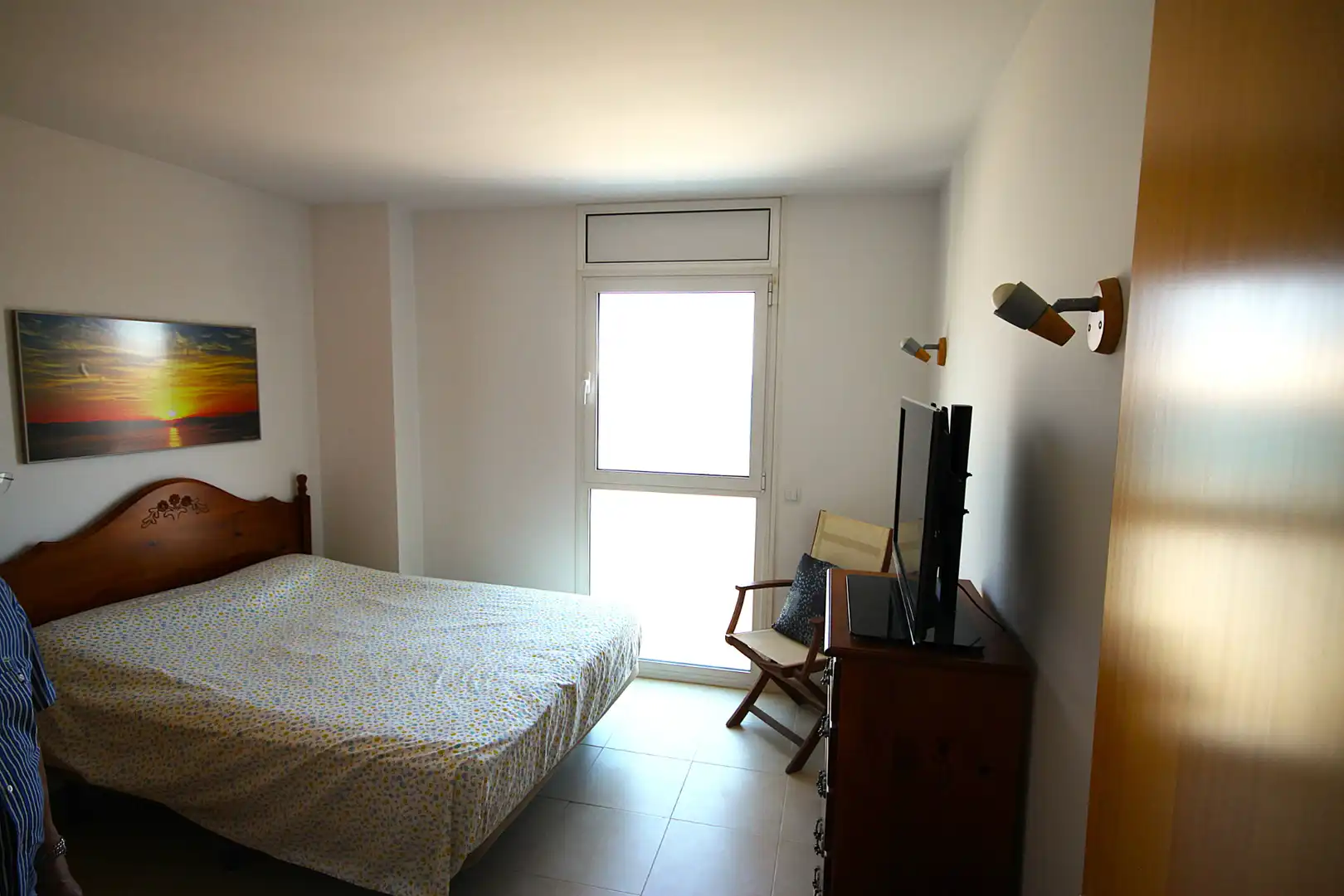 Schlafzimmer von Wohnungen zum Verkauf in L'Escala mit Klimaanlage, Heizung und Terrasse