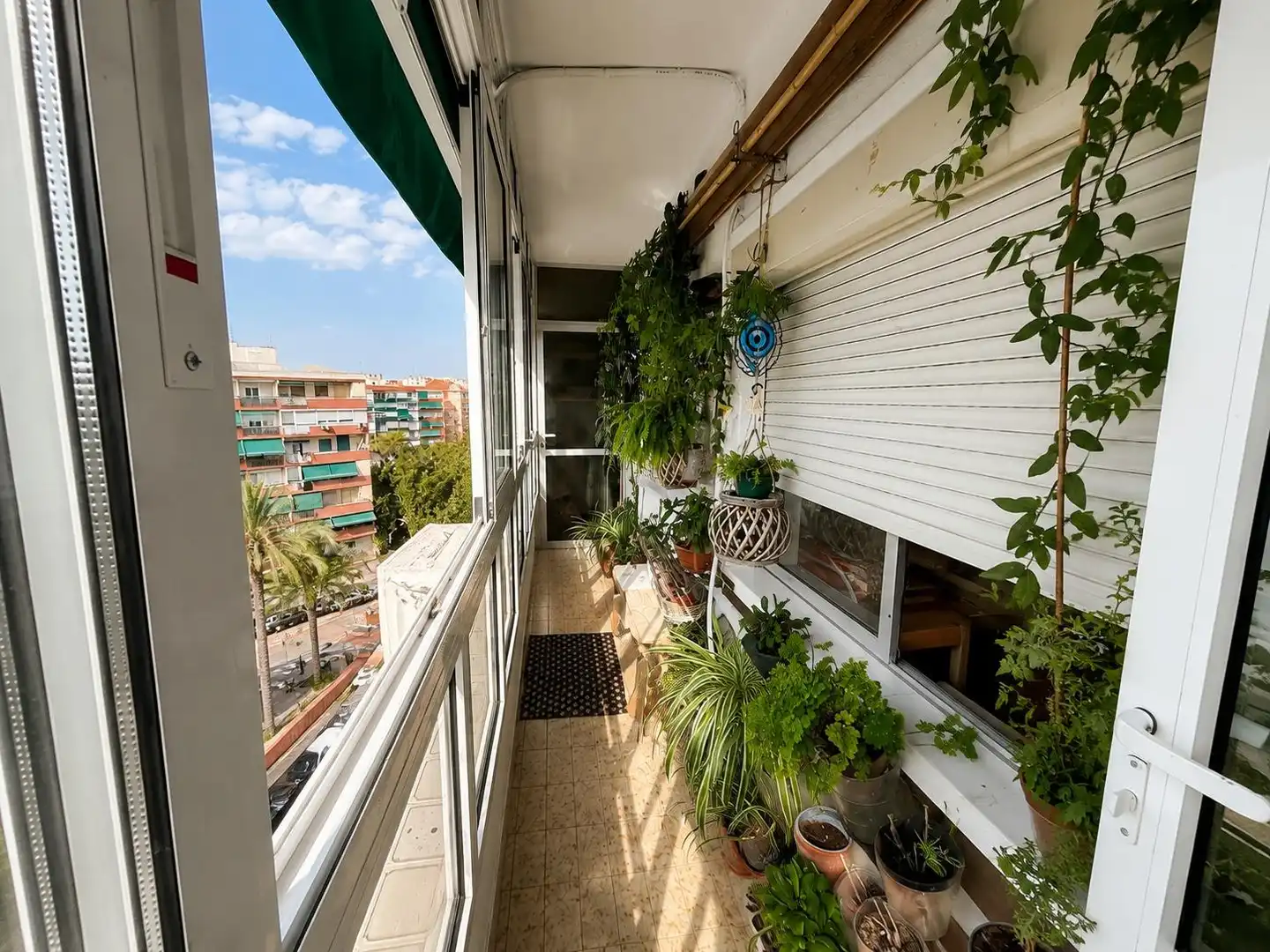 Balcony of Flat for sale in Alicante / Alacant  with Air Conditioner, Heating and Furnished