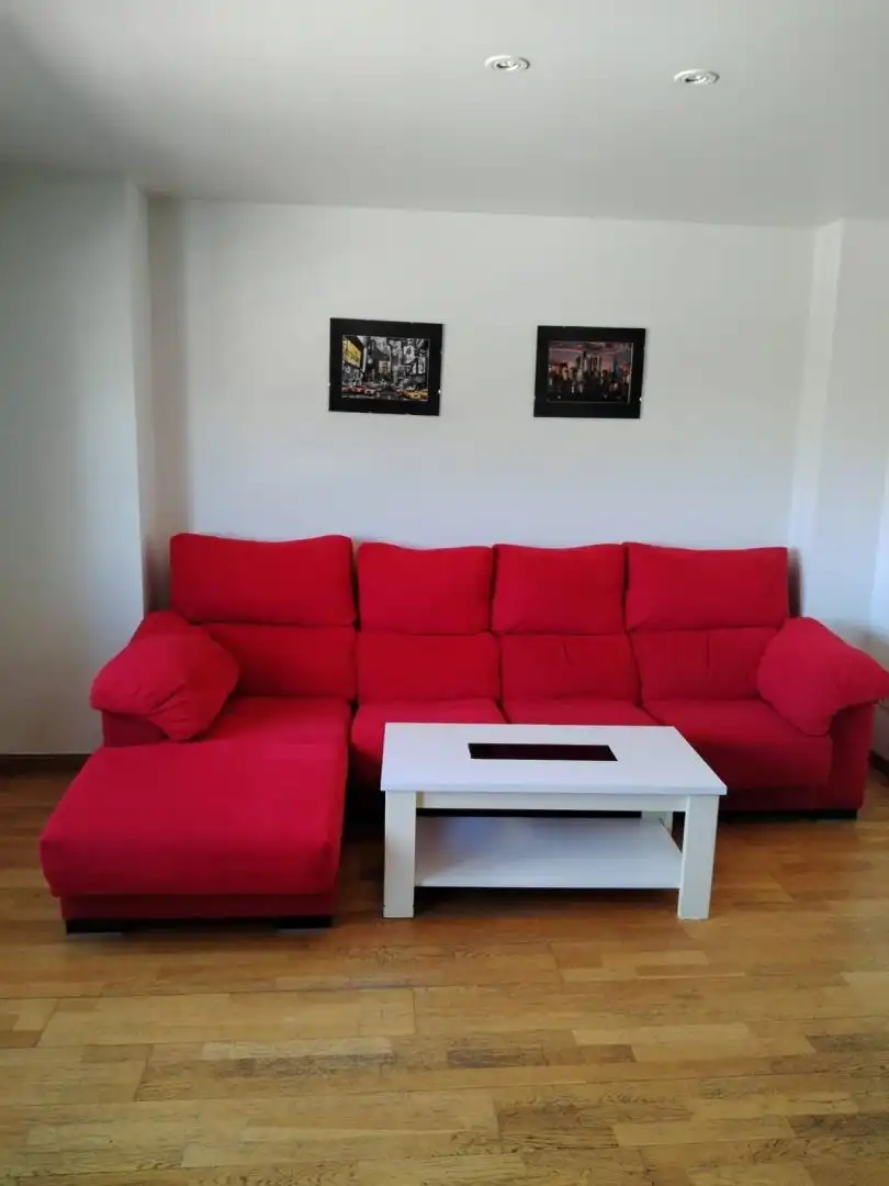 Sala d'estar de Casa adosada en venda en Mollerussa amb Calefacció i Jardí privat