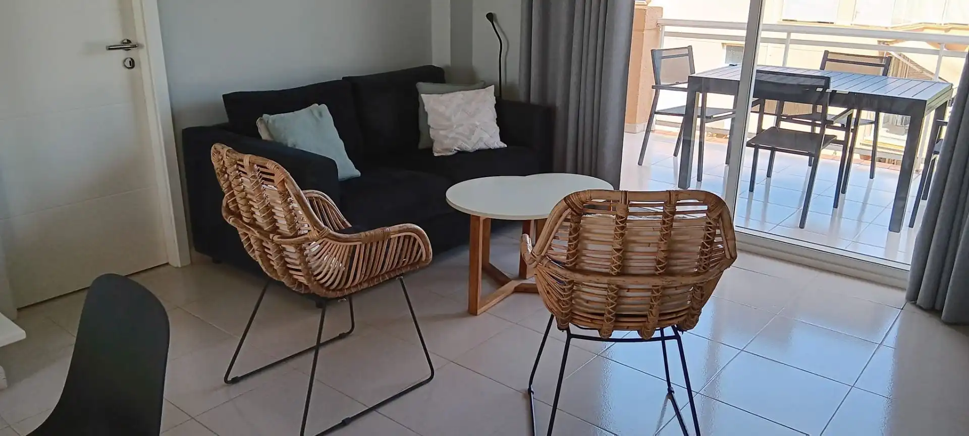 Sala de estar de Ático en venta en Dénia con Aire acondicionado, Calefacción y Terraza