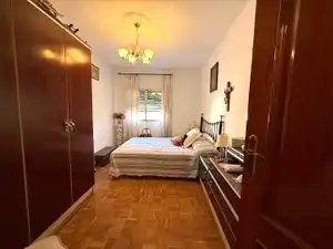 Bedroom of Flat for sale in Madrid  with Heating, Parquet flooring and Furnished