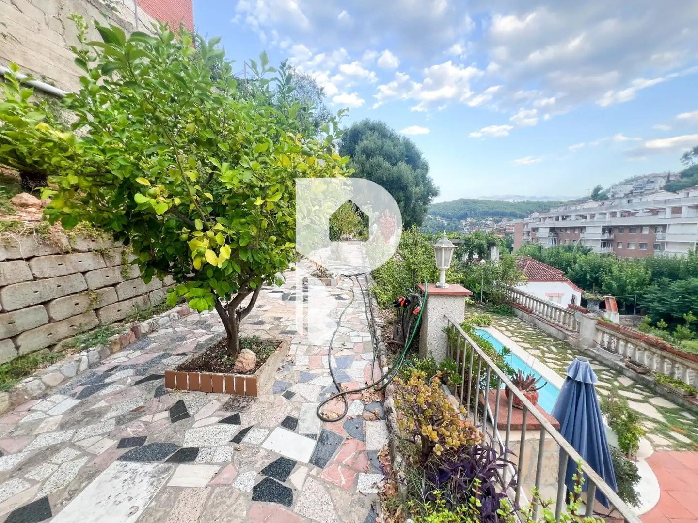 Jardín de Casa o chalet en venta en Vallirana con Calefacción, Jardín privado y Terraza